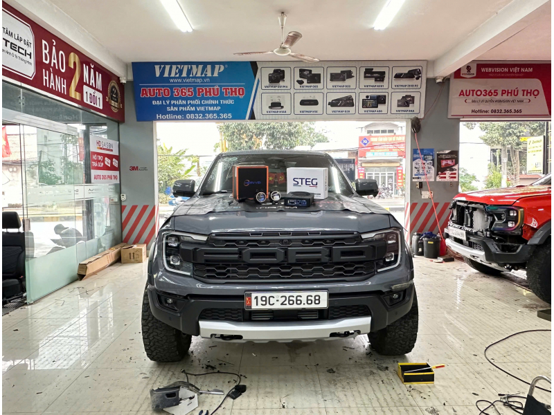 Độ đèn nâng cấp ánh sáng Bi gầm GT-1 cho Ford Raptor